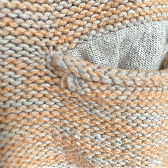 Wilfred Aritzia Cropped Peach Sweater with Pockets - Picture 8 of 10